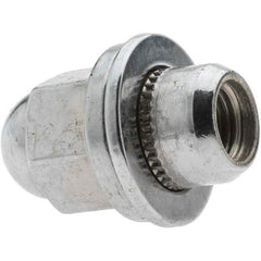 Value Collection - M12-1.5 Chrome Finish Mag Wheel Nut - 21mm Hex, 40.5mm Overall Length - Eagle Tool & Supply