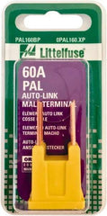 Value Collection - 60 Amp, Automotive Fuse - Yellow, Littlefuse PAL160 - Eagle Tool & Supply