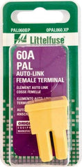 Value Collection - 60 Amp, Automotive Fuse - Yellow, Littlefuse PAL060 - Eagle Tool & Supply