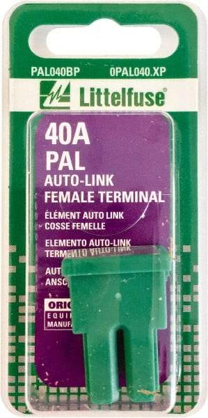 Value Collection - 40 Amp, Automotive Fuse - Green, Littlefuse PAL040 - Eagle Tool & Supply