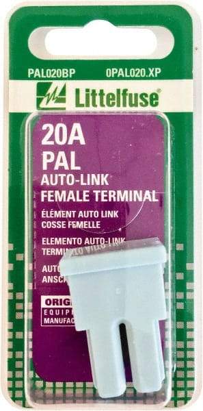 Value Collection - 20 Amp, Automotive Fuse - Blue, Littlefuse PAL020 - Eagle Tool & Supply