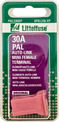 Value Collection - 30 Amp, Automotive Fuse - Pink, Littlefuse PAL330 - Eagle Tool & Supply