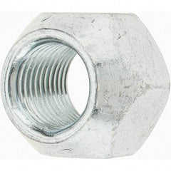 Value Collection - 1/2-20 Zinc Finish Open Wheel Nut - 13/16" Hex, 5/8" Overall Length, 60° Seat Angle - Eagle Tool & Supply