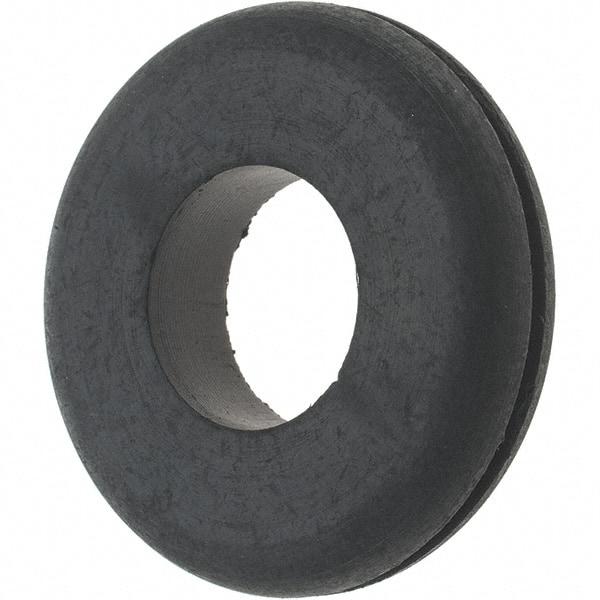 Value Collection - Grommet - Rubber, 1-5/8" Slot Diam x 1/16" Slot Width - Eagle Tool & Supply