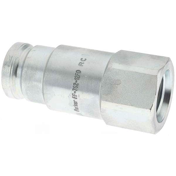 Parker - Hydraulic Hose Fittings & Couplings Type: Female Straight Thread Nipple Hose Size: 3/4 - Eagle Tool & Supply