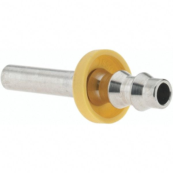 Parker - 1/4" ID Barbed Push On Male Fitting - Stainless Steel - Eagle Tool & Supply