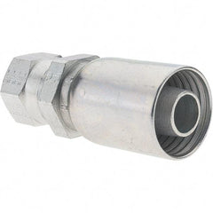 Parker - 7/8-14 Female JIC Steel Hydraulic Hose Female JIC 37° Swivel & Straight Fitting - -10 Hose Size, 5/8" Hose Diam - Eagle Tool & Supply