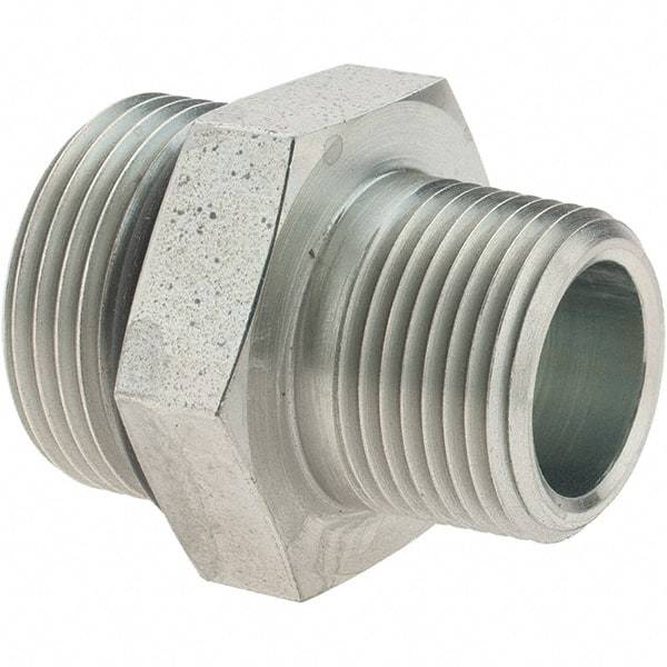 Parker - 1-5/16-12 SAE ORB Steel Hydraulic Hose Adapter - 4,500 psi, -16 Hose Size, 1" Hose Diam - Eagle Tool & Supply
