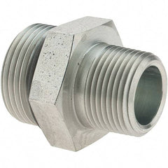 Parker - 1-5/16-12 SAE ORB Steel Hydraulic Hose Adapter - 4,500 psi, -16 Hose Size, 1" Hose Diam - Eagle Tool & Supply