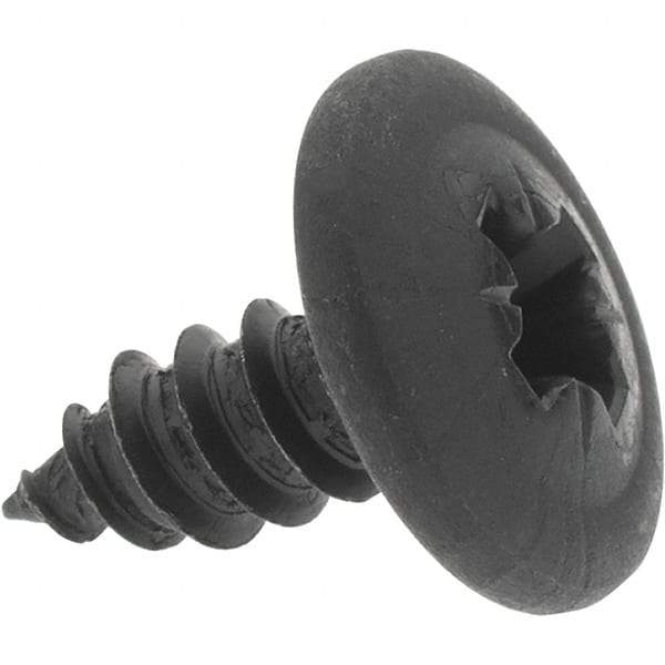 Made in USA - M4.2 Round Head Phillips Pozidriv Sheet Metal Screw - 10" Long - Eagle Tool & Supply