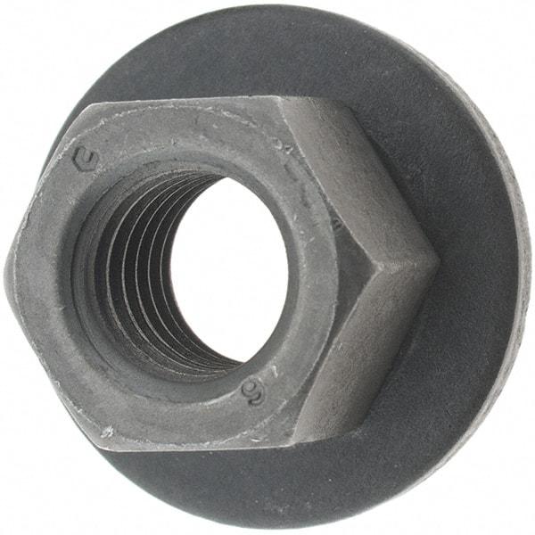 Value Collection - M10x1.50 Washer Hex Nut - 15mm Across Flats, 13mm High, Phosphate Finish - Eagle Tool & Supply