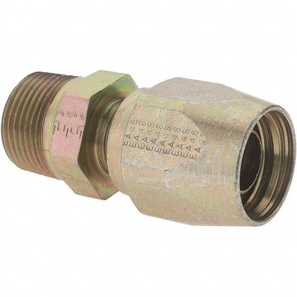 Value Collection - 3/4 NPT, Reusable Hose Male Fitting - 5/8" Hose ID - Eagle Tool & Supply