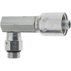 Parker - 1/2 Thread Hydraulic Hose Fitting - -8 Hose Size, 1/2" Hose Diam - Eagle Tool & Supply