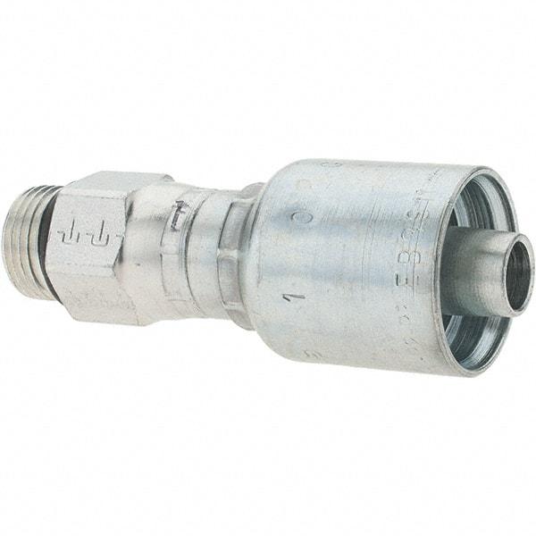 Parker - 1/2 Thread Hydraulic Hose Fitting - -8 Hose Size, 1/2" Hose Diam - Eagle Tool & Supply