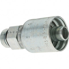 Parker - 1/2 Thread Hydraulic Hose Fitting - -8 Hose Size, 1/2" Hose Diam - Eagle Tool & Supply