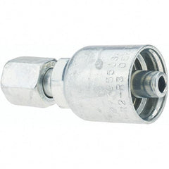 Parker - 9/16-18 Female JIC Hydraulic Hose Female JIC 37° Swivel & Straight Fitting - -6 Hose Size, 3/8" Hose Diam - Eagle Tool & Supply
