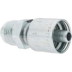 Parker - 7/8-14 Male SAE(JIC) Steel Hydraulic Hose Male SAE 37° JIC Rigid Fitting - -6 Hose Size, 3/8" Hose Diam - Eagle Tool & Supply