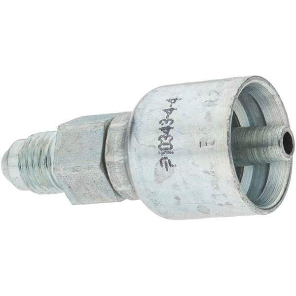Parker - 1/4 Thread Hydraulic Hose Fitting - -4 Hose Size, 1/4" Hose Diam - Eagle Tool & Supply