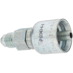 Parker - 1/4 Thread Hydraulic Hose Fitting - -4 Hose Size, 1/4" Hose Diam - Eagle Tool & Supply