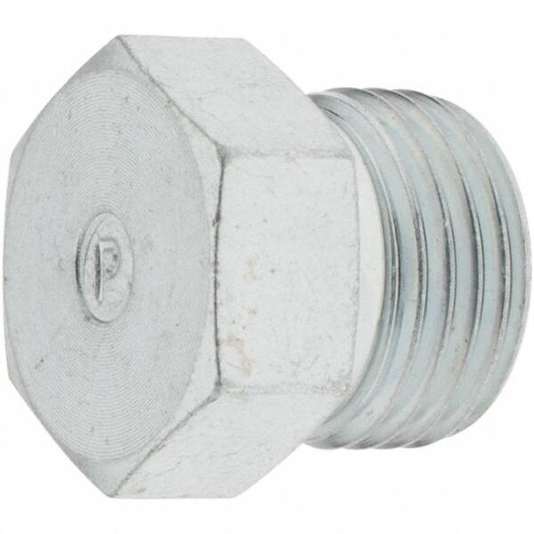 Parker - Seal-Lok Steel Hydraulic Hose Pipe Plug - 9,200 psi, -6 Hose Size, 3/8" Hose Diam - Eagle Tool & Supply