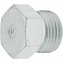 Parker - Seal-Lok Steel Hydraulic Hose Pipe Plug - 9,200 psi, -6 Hose Size, 3/8" Hose Diam - Eagle Tool & Supply