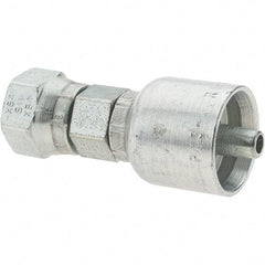 Parker - 1/4 Thread Hydraulic Hose Fitting - -4 Hose Size, 1/4" Hose Diam - Eagle Tool & Supply