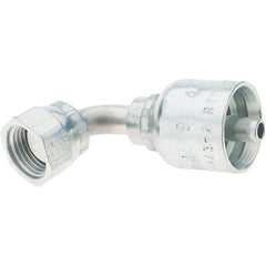 Parker - 1/4 Thread Hydraulic Hose Fitting - -4 Hose Size, 1/4" Hose Diam - Eagle Tool & Supply