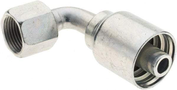 Parker - 1/2 Thread Hydraulic Hose Fitting - -8 Hose Size, 1/2" Hose Diam - Eagle Tool & Supply