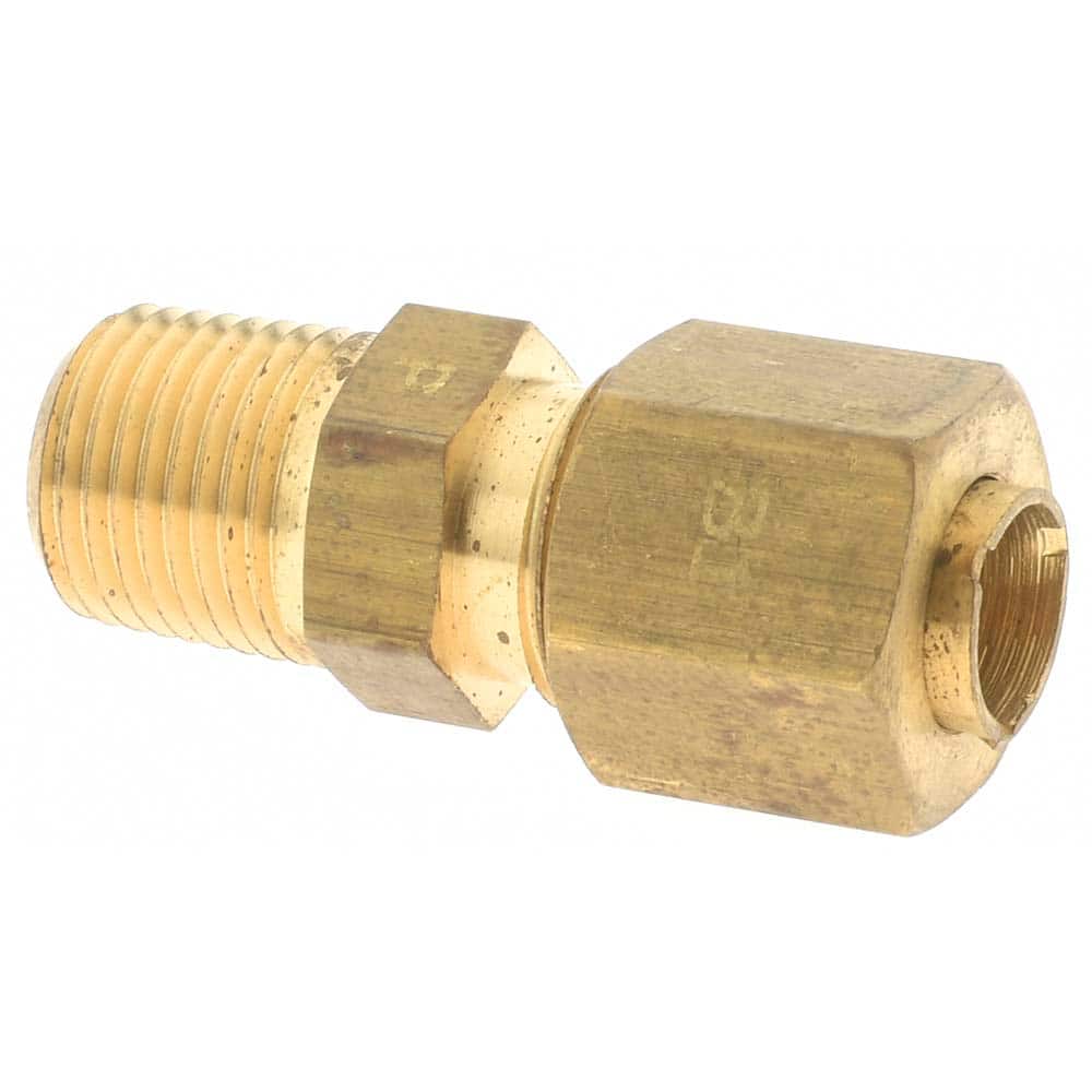 Metal Flareless Bite Type Tube Fittings; Outside Diameter (Inch): 1/4; Fitting Type: Male Connector; Thread Standard: NPTF; Tube Outside Diameter: 1/4 in; Thread Size: 1/8-27; 1/8-27 in; Thread Type: NPTF; PSC Code: 4720; Thread Size: 1/8-27 in