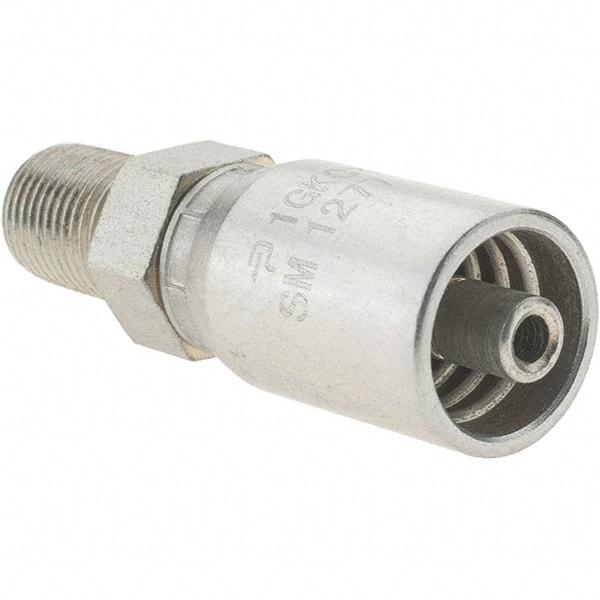 Parker - 1/8-27 NPSM Steel Hydraulic Hose Nut - Eagle Tool & Supply