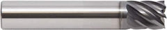 M.A. Ford - 3/4", 2-1/4" LOC, 3/4" Shank Diam, 5" OAL, 7 Flute, Solid Carbide Square End Mill - Single End, ALtima Blaze Finish, Spiral Flute, 38° Helix, Right Hand Cut, Right Hand Flute, Series 180CB - Eagle Tool & Supply