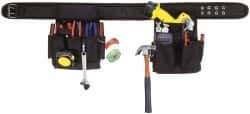 CLC - 29 to 46" Waist Apron - 20 Pocket, Black, Polyester - Eagle Tool & Supply