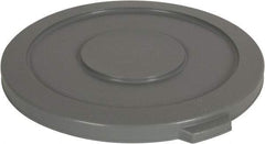 PRO-SOURCE - Round Lid for Use with 32 Gal Round Trash Cans - Gray, Plastic, For Huskee Trash Cans - Eagle Tool & Supply