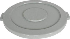 PRO-SOURCE - Round Lid for Use with 44 Gal Round Trash Cans - Gray, Plastic, For Huskee Trash Cans - Eagle Tool & Supply