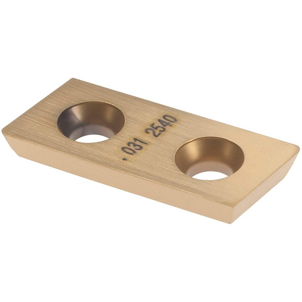 Ingersoll Cutting Tools - BEHW250308 Grade IN2540 Carbide Milling Insert - TiAlN/TiN Finish - Eagle Tool & Supply