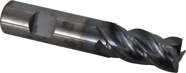 Kennametal - 3/4", 4 Flute, Solid Carbide, Corner Chamfer End Mill - 4" OAL, 1-1/2" LOC - Eagle Tool & Supply