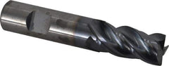 Kennametal - 3/4", 4 Flute, Solid Carbide, Corner Chamfer End Mill - 4" OAL, 1-1/2" LOC - Eagle Tool & Supply