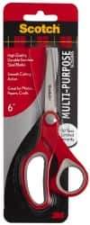 3M - 6" LOC, 6" OAL Stainless Steel Premium Scissors - Ambidextrous, For Crafts - Eagle Tool & Supply