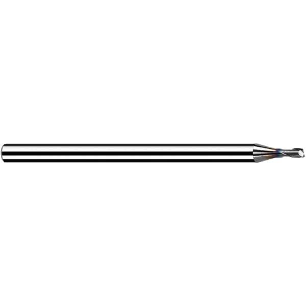 Fraisa - 1mm, 1.2mm LOC, 50mm OAL, 2 Flute Solid Carbide Square End Mill - Eagle Tool & Supply