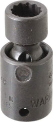 Proto - 1/4" Drive 8mm Standard Universal Impact Socket - 12 Points, 1-19/64" OAL - Eagle Tool & Supply