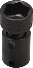 Proto - 3/8" Drive 3/4" Standard Universal Impact Socket - 6 Points, 2-3/32" OAL - Eagle Tool & Supply