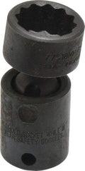 Proto - 3/8" Drive 18mm Deep Universal Impact Socket - 12 Points, 2-3/32" OAL - Eagle Tool & Supply