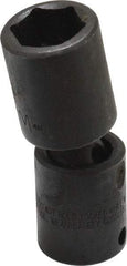Proto - 3/8" Drive 17mm Deep Universal Impact Socket - 6 Points, 2-11/16" OAL - Eagle Tool & Supply