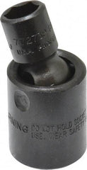 Proto - 3/8" Drive 3/8" Standard Universal Impact Socket - 6 Points, 1-29/32" OAL - Eagle Tool & Supply