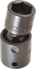 Proto - 1/2" Drive 3/4" Standard Universal Impact Socket - 6 Points, 2-19/32" OAL - Eagle Tool & Supply