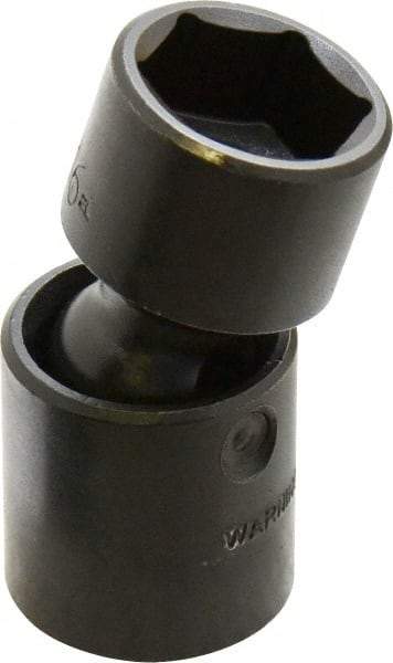 Proto - 1/2" Drive 15/16" Standard Universal Impact Socket - 6 Points, 2-29/32" OAL - Eagle Tool & Supply