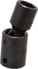 Proto - 1/2" Drive 15mm Standard Universal Impact Socket - 6 Points, 2-19/32" OAL - Eagle Tool & Supply