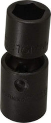 Proto - 1/2" Drive 16mm Standard Universal Impact Socket - 6 Points, 2-11/16" OAL - Eagle Tool & Supply