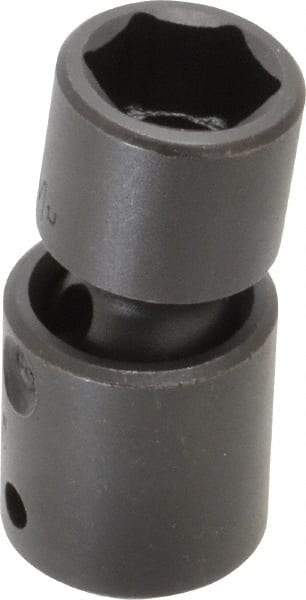 Proto - 1/2" Drive 19mm Standard Universal Impact Socket - 6 Points, 2-11/16" OAL - Eagle Tool & Supply