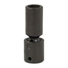 Proto - 1/2" Drive 11/16" Deep Universal Impact Socket - 6 Points, 3-1/2" OAL - Eagle Tool & Supply